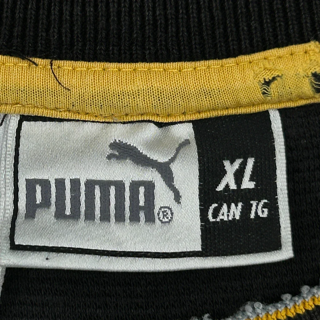 Puma Long Sleeve T-Shirt - XL Black Cotton - Image 3