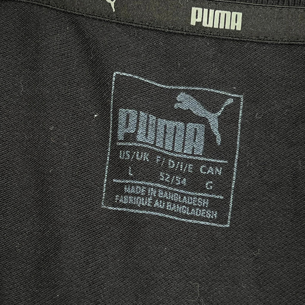 Puma Polo Shirt - Large Black Cotton - Image 3