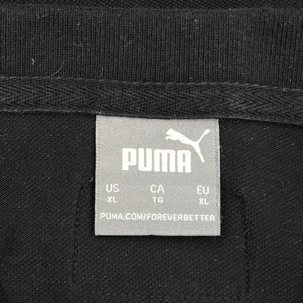 Puma Polo Shirt - XL Black Cotton - Image 3