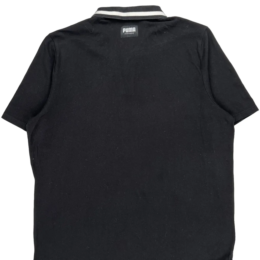 Puma Polo Shirt - XL Black Cotton - Image 6