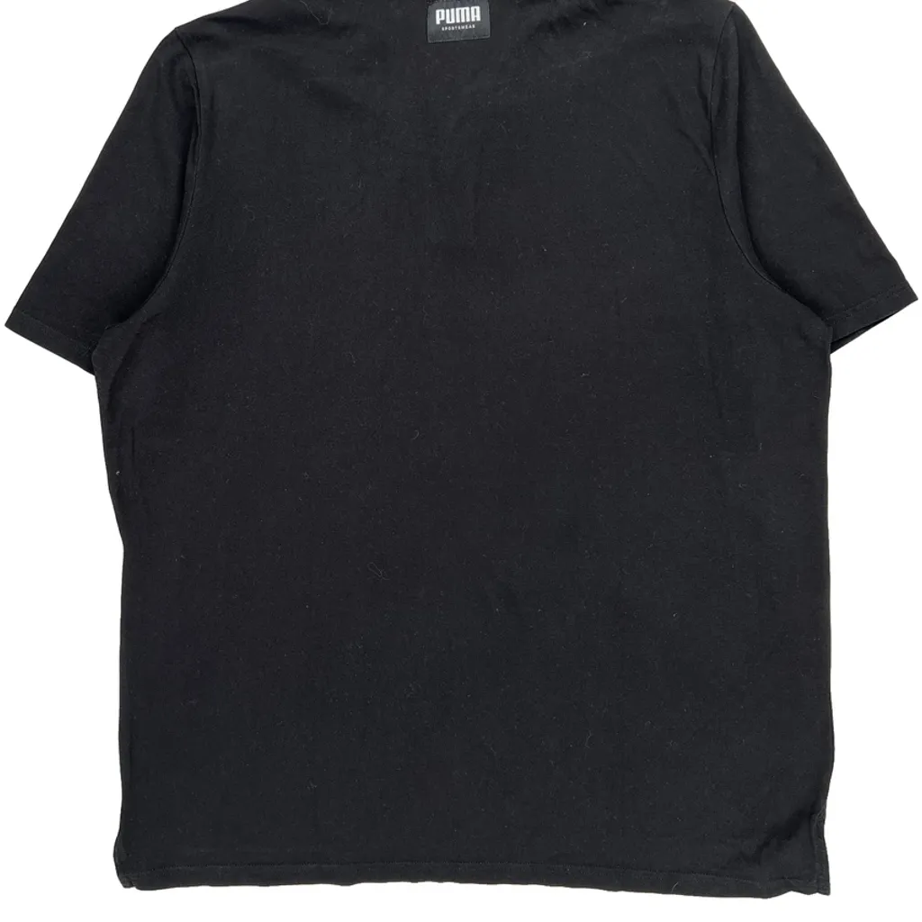 Puma Polo Shirt - XL Black Cotton - Image 7