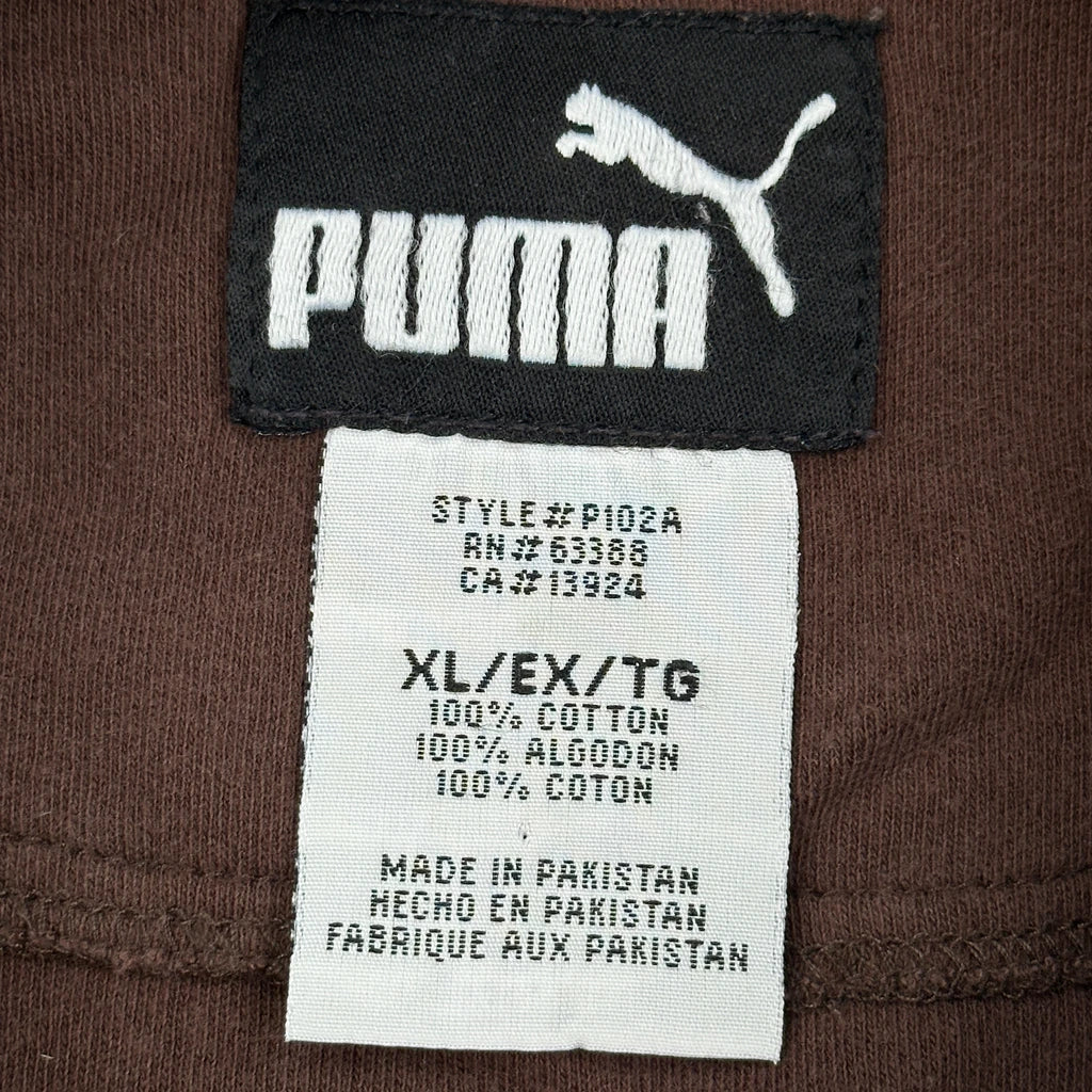 Puma Nfl Polo Shirt - XL Brown Cotton - Image 3