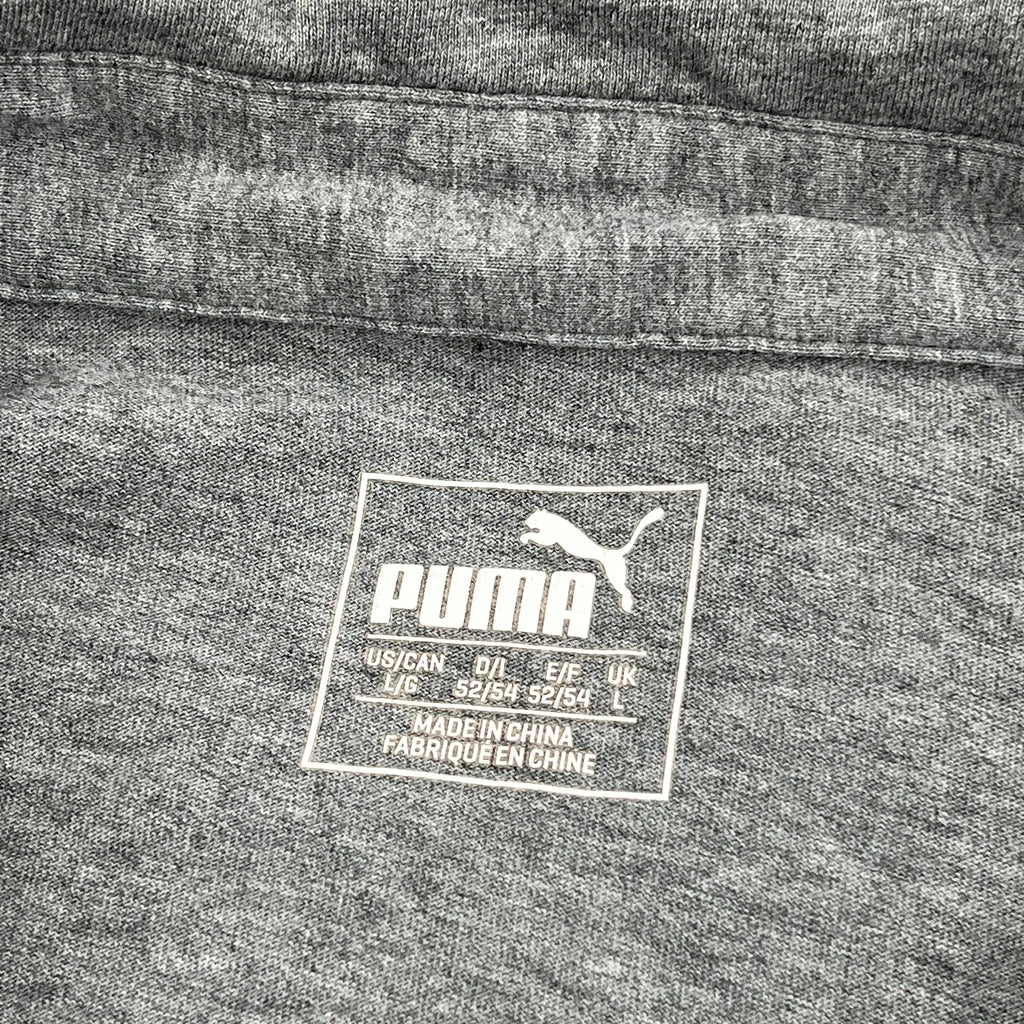 Puma Polo Shirt - Large Grey Cotton - Image 3