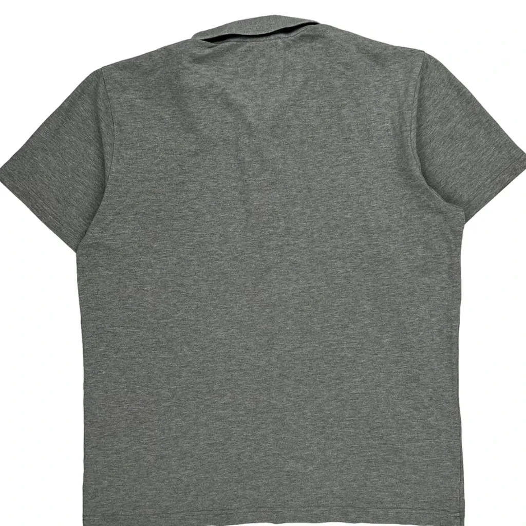 Puma Polo Shirt - Medium Grey Cotton - Image 6