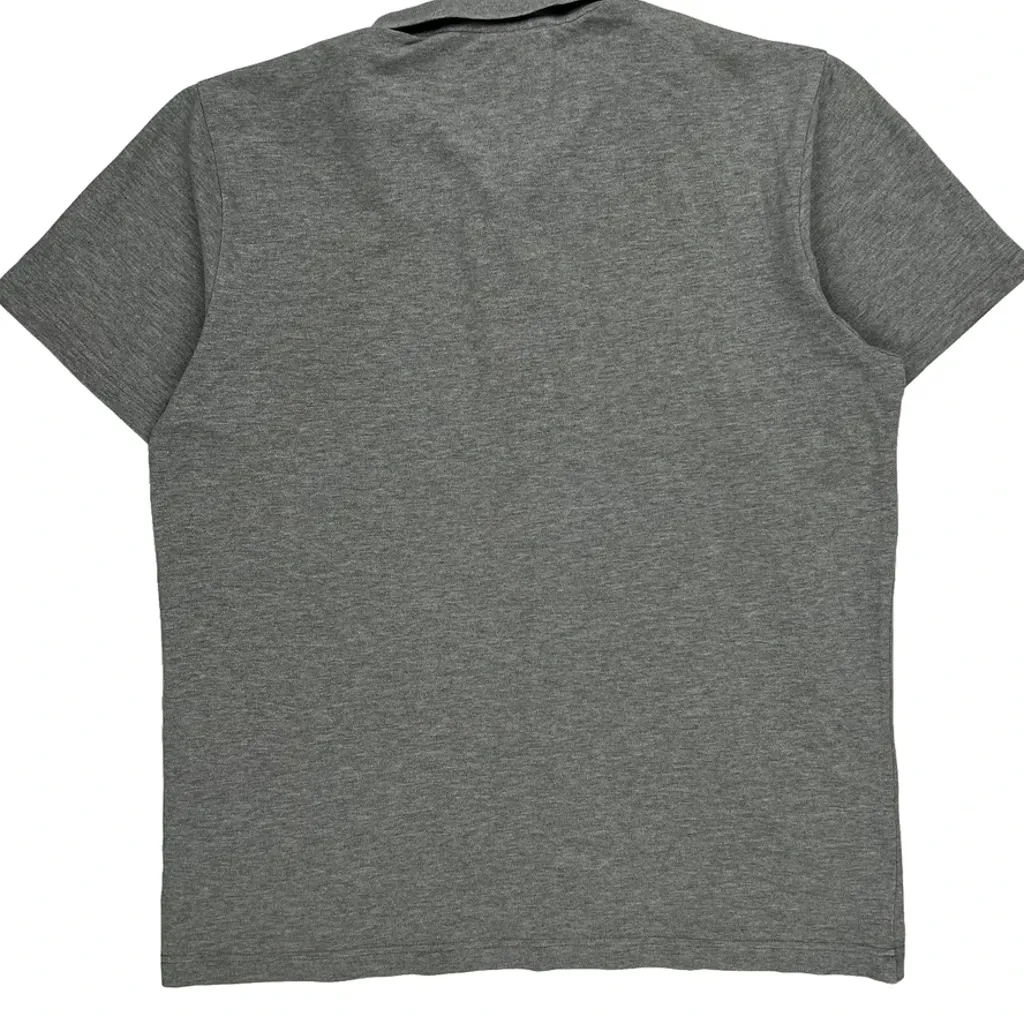 Puma Polo Shirt - Medium Grey Cotton - Image 7