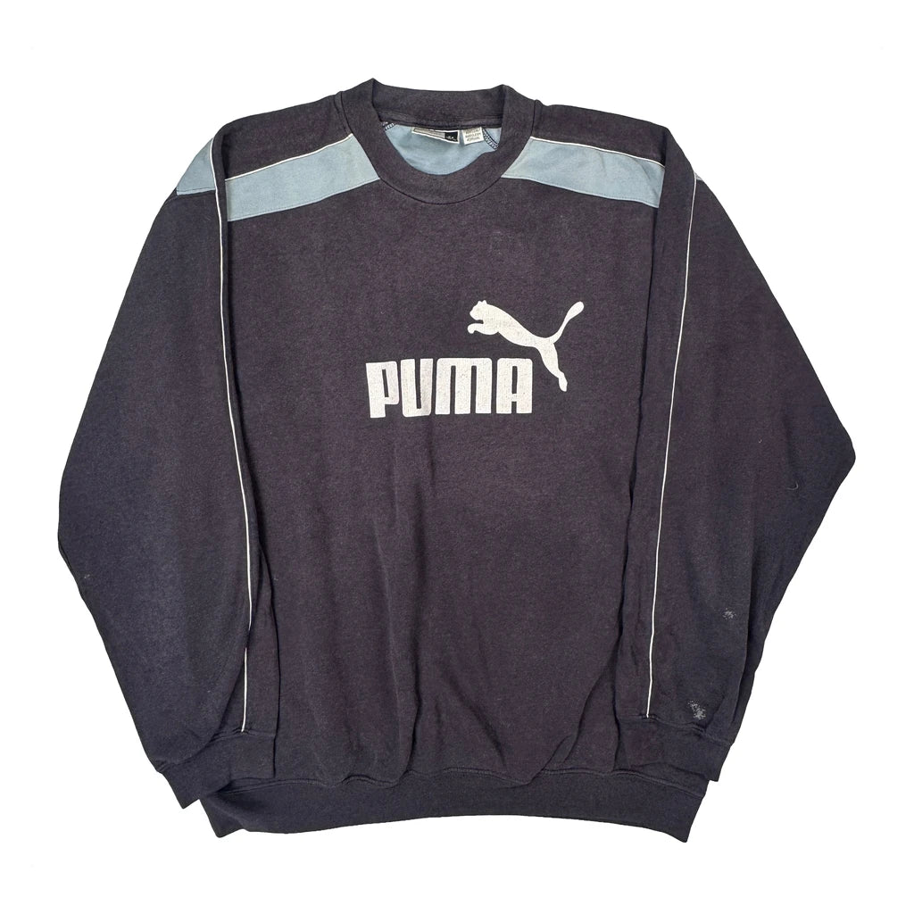 Puma Spellout Sweatshirt - XL Black Cotton