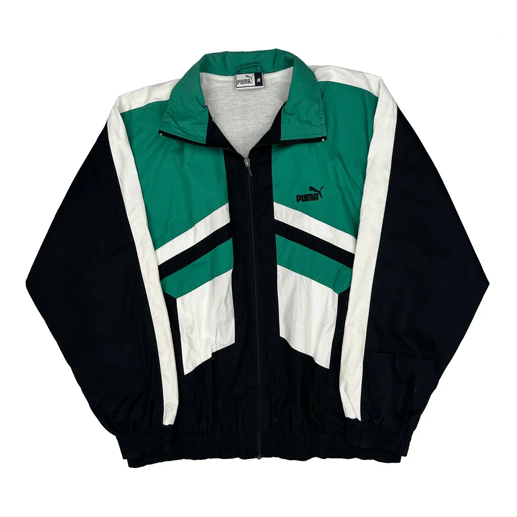 Puma Track Jacket - Medium Black Polyester