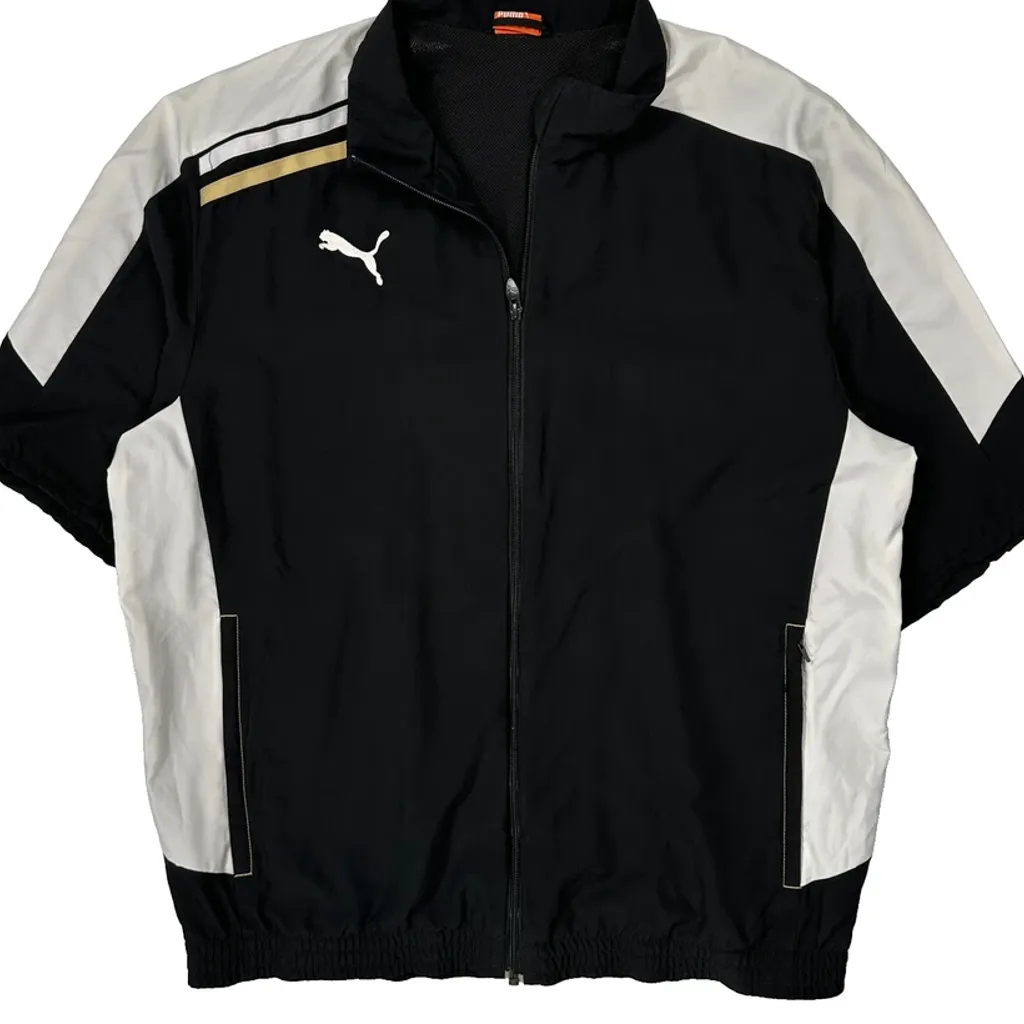Puma Track Jacket - XL Black Polyester - Image 4
