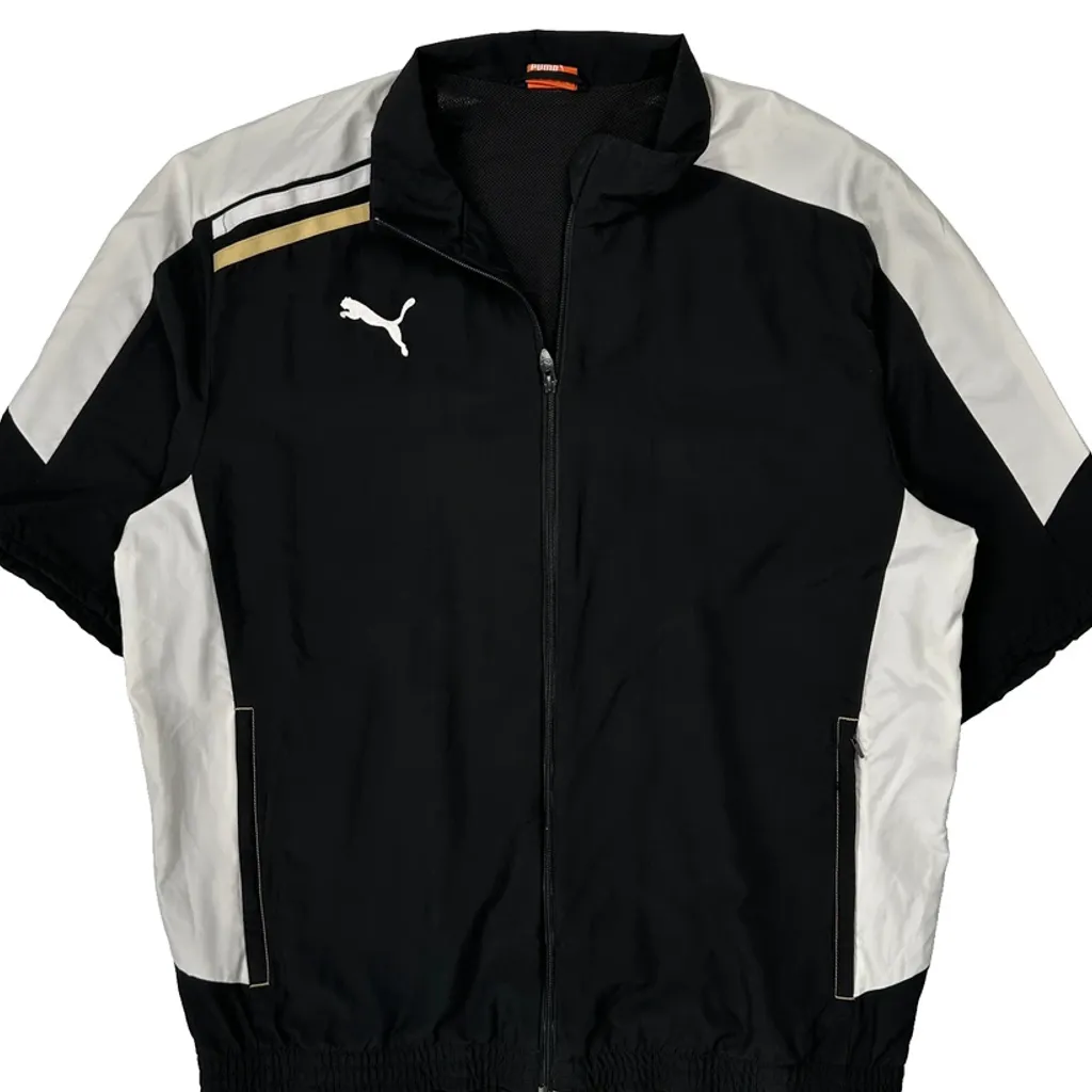 Puma Track Jacket - XL Black Polyester - Image 5