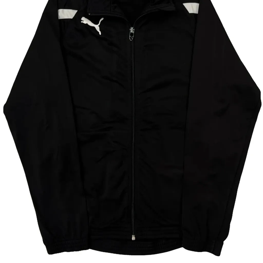 Puma Track Jacket - 2XL Black Polyester - Image 4