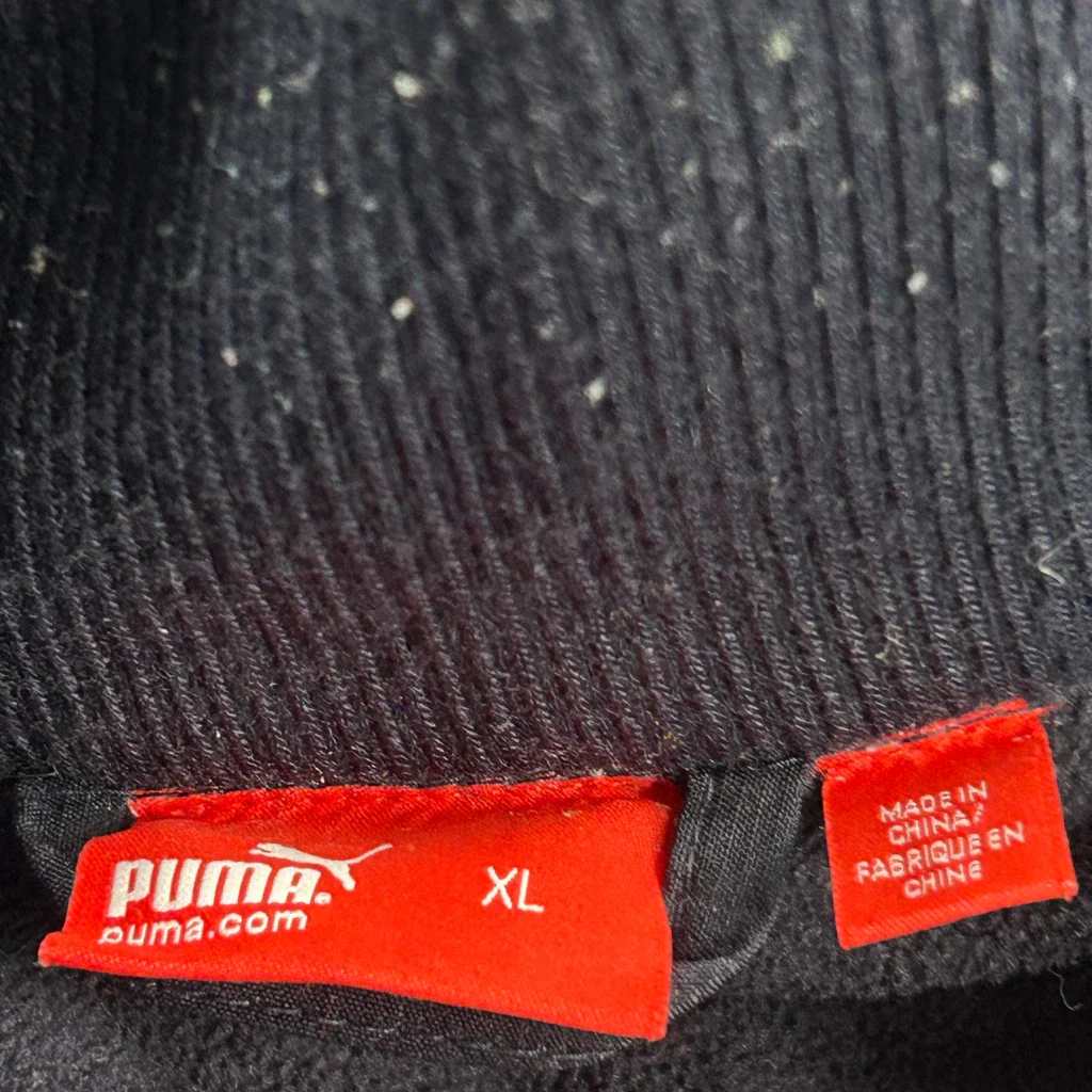 Puma Track Jacket - XL Orange Polyester - Image 3