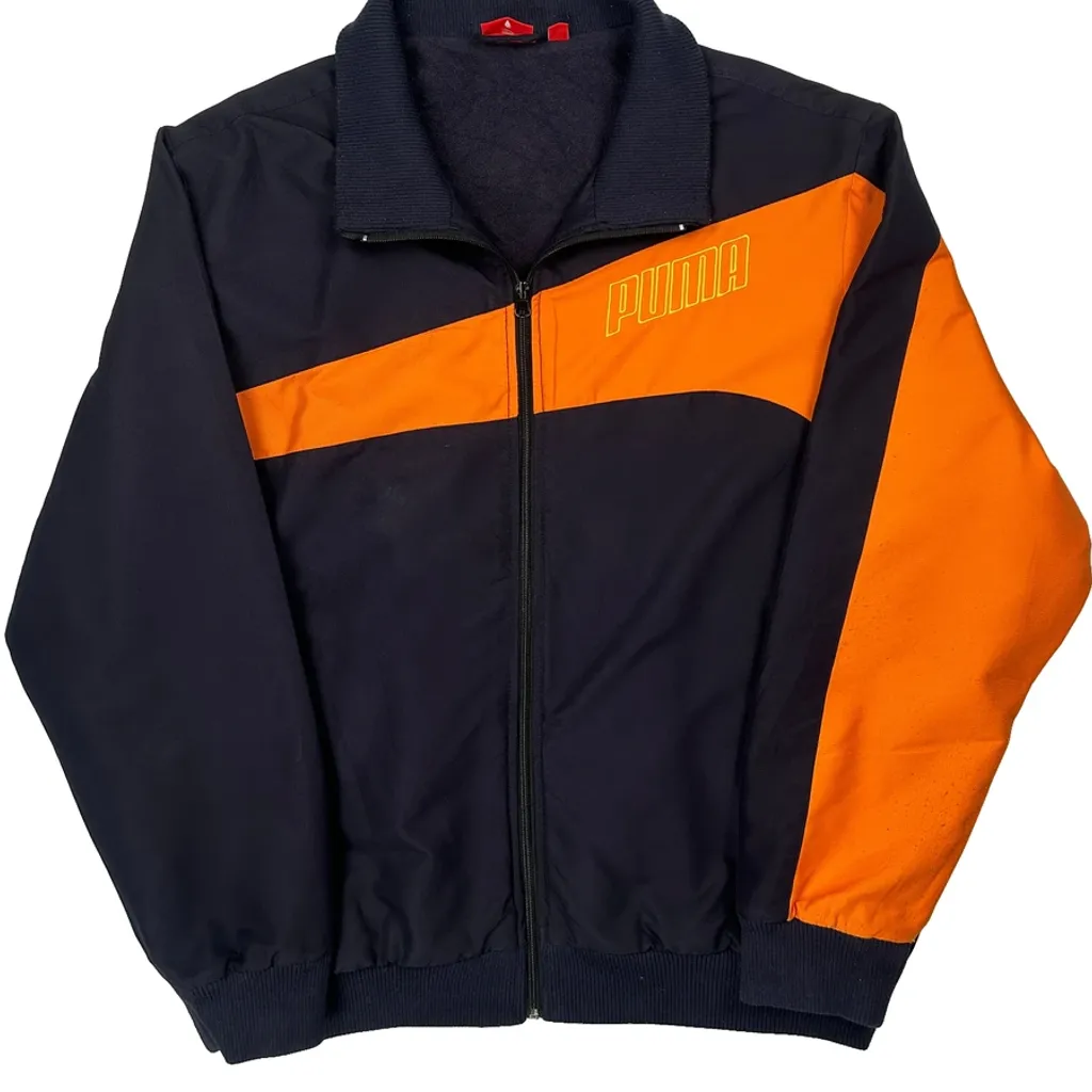 Puma Track Jacket - XL Orange Polyester - Image 4