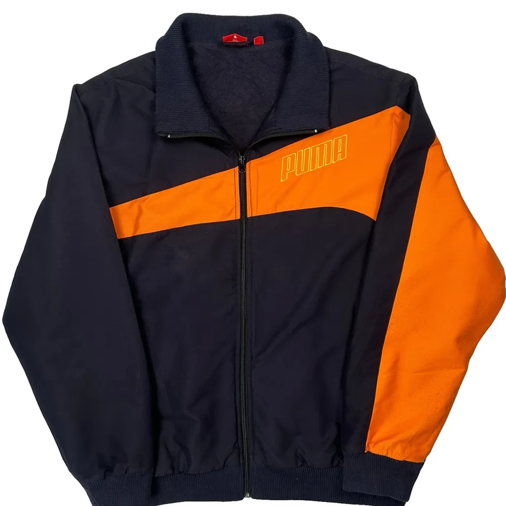 Puma Track Jacket - XL Orange Polyester - Image 5