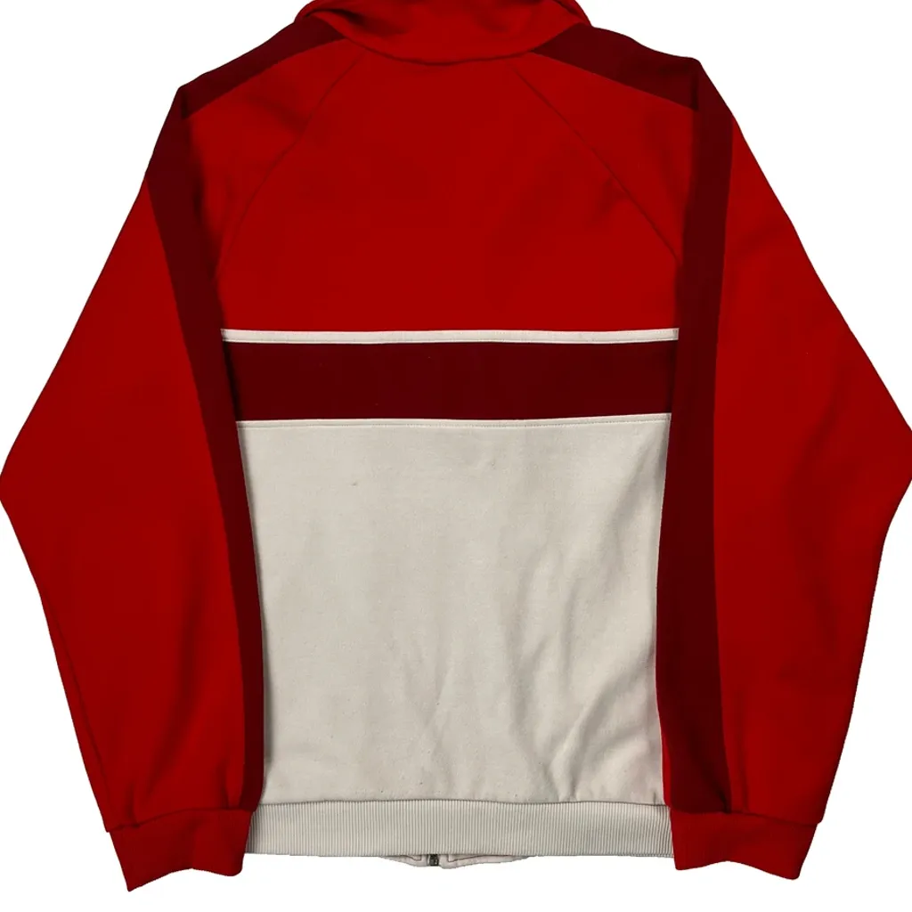 Puma Contrast Stitch Track Jacket - Medium Red Cotton - Image 6