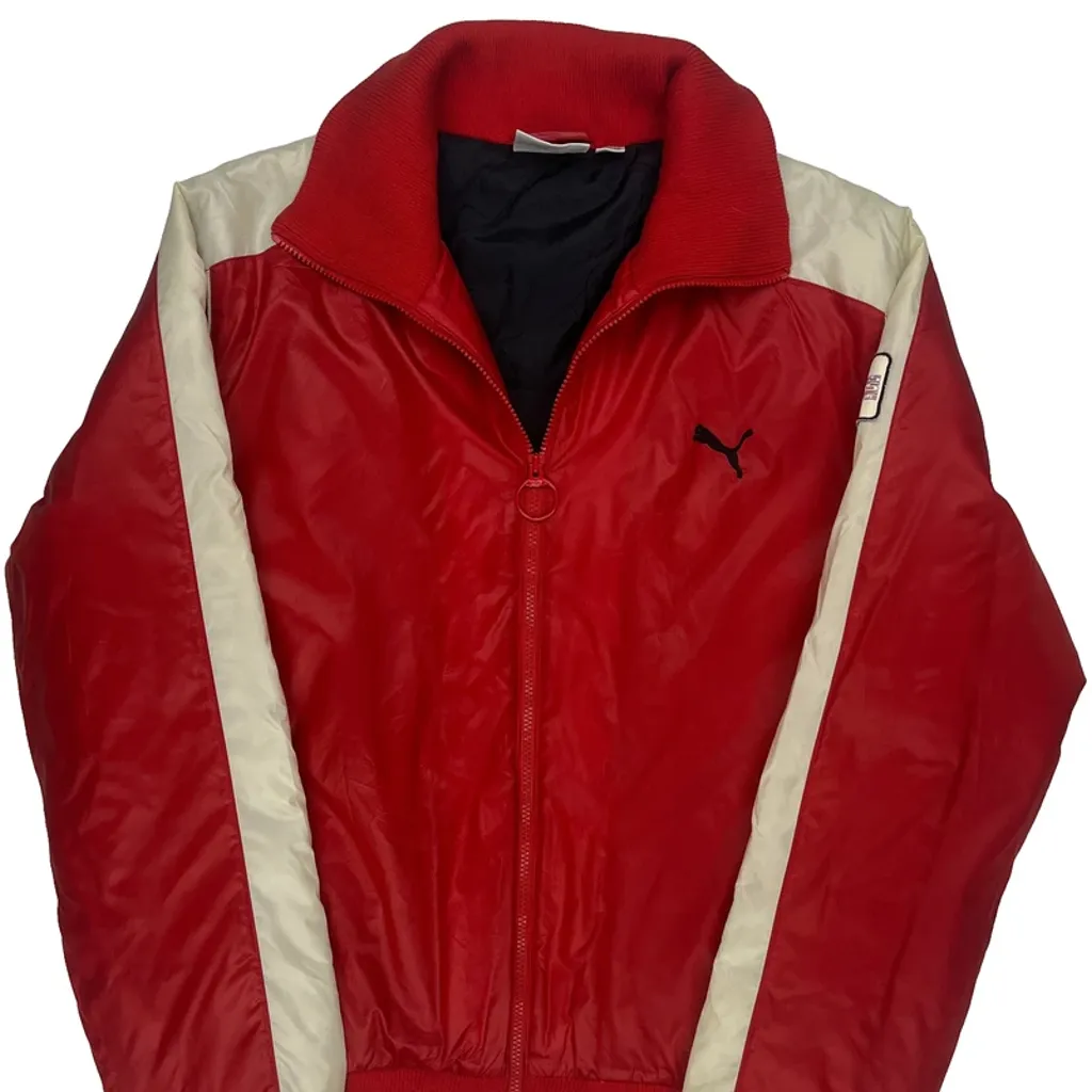 Puma Track Jacket - XL Red Polyester - Image 4