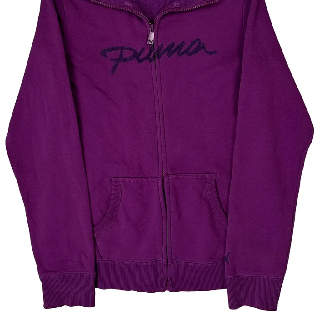 Puma Zip Up - Small Purple Cotton - Image 5
