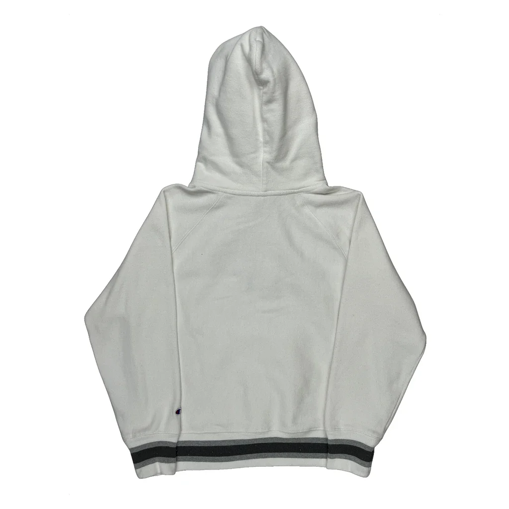 Purdue University Champion College Hoodie - Medium White Cotton - Image 2