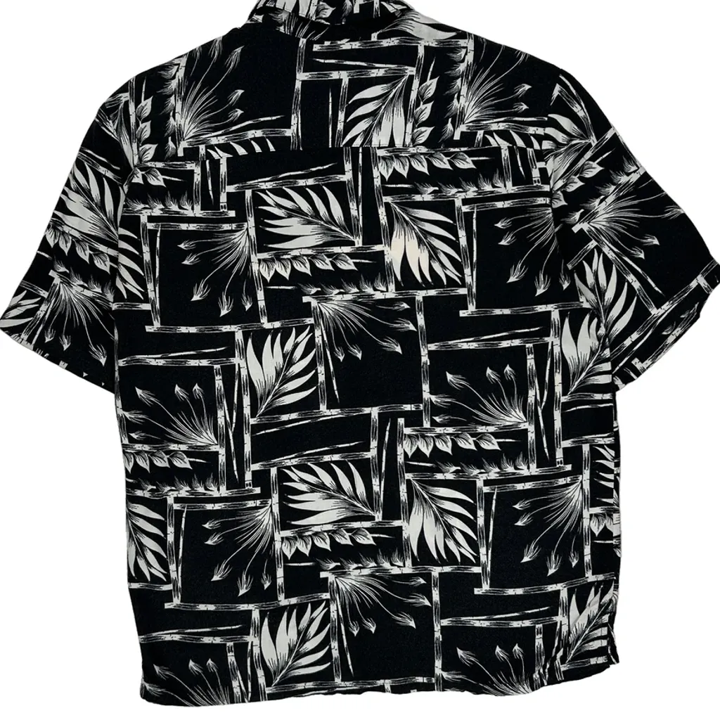 Puritan Hawaiian Shirt - Small Black Viscose - Image 6