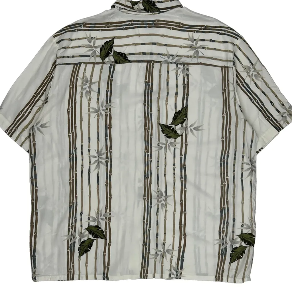Puritan Hawaiian Shirt - Large White Viscose - Image 7