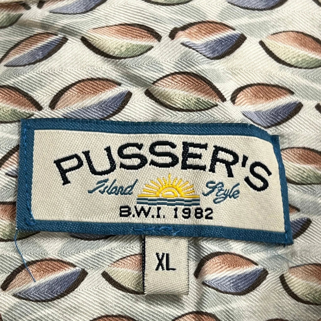 Pussers Short Sleeve Shirt - XL Cream Cotton - Image 3