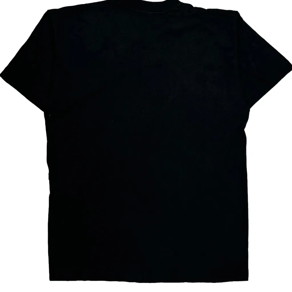 Quality Control Supervisor Fruit Of The Loom Single Stitch T-Shirt - Large Black Cotton - Image 7