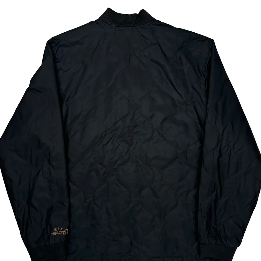 Quiksilver Bomber Jacket - XL Black Nylon - Image 6