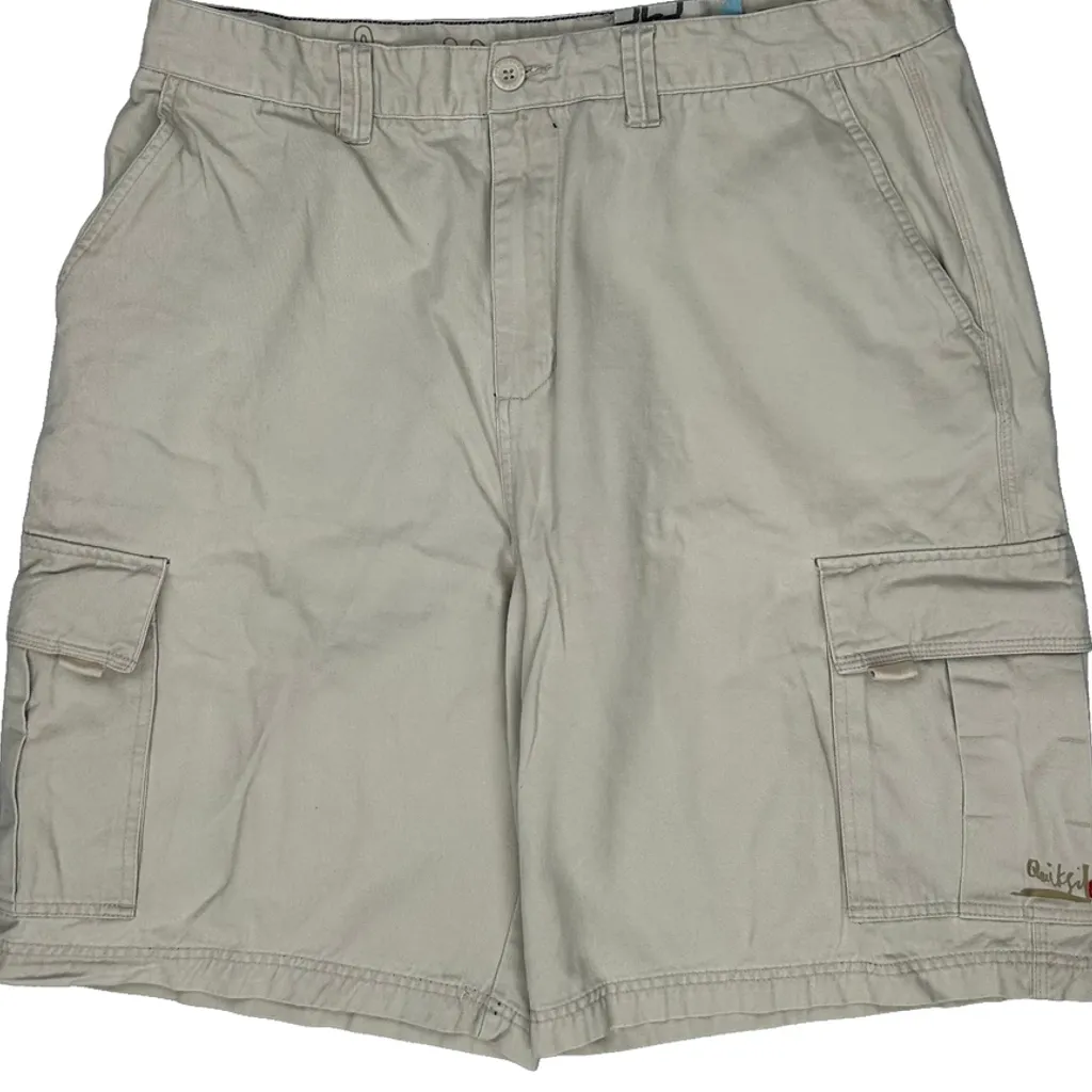 Quiksilver Cargo Shorts - 38W 10L Beige Cotton - Image 9