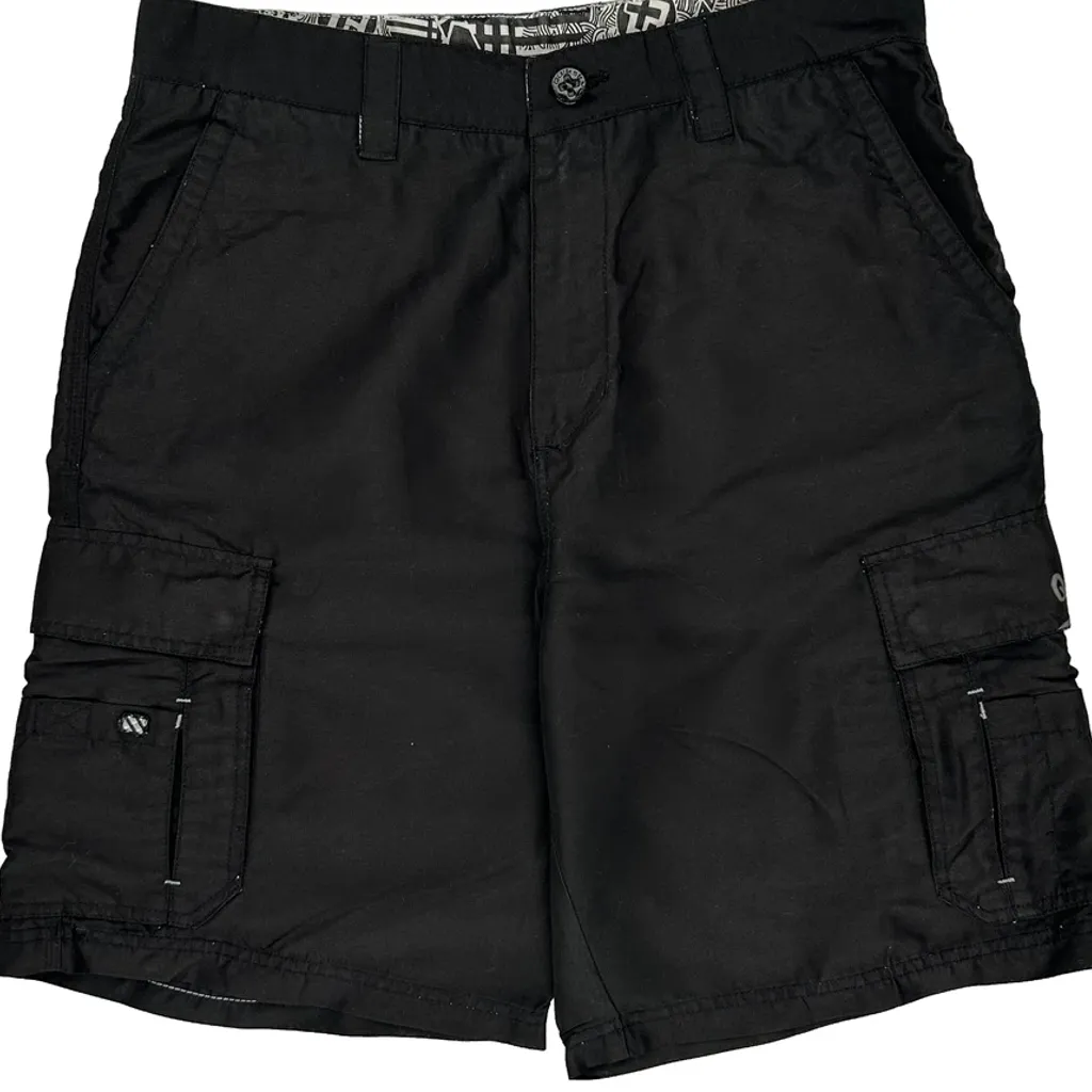 Quiksilver Cargo Shorts - 34W 10L Black Polyester - Image 10