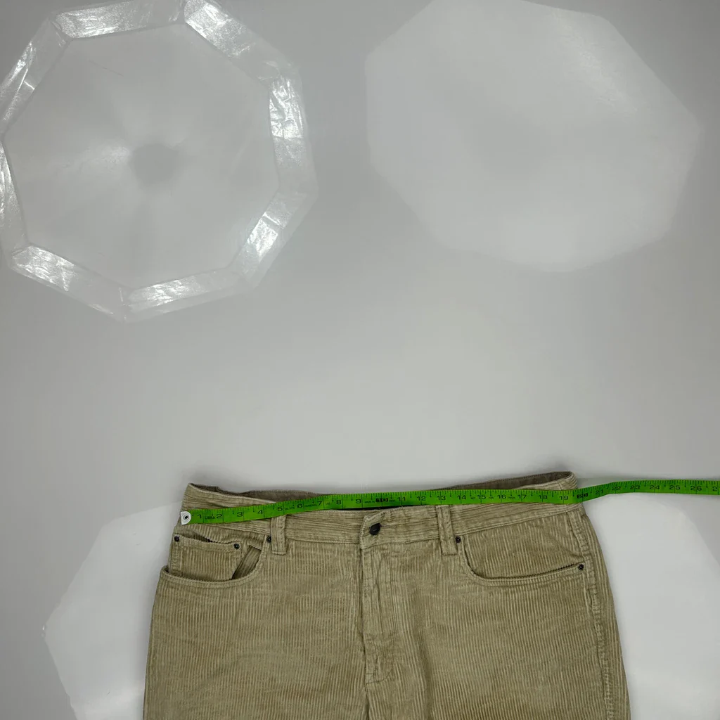 Quiksilver Cord Trousers - 38″ Waist Beige Corduroy - Image 3