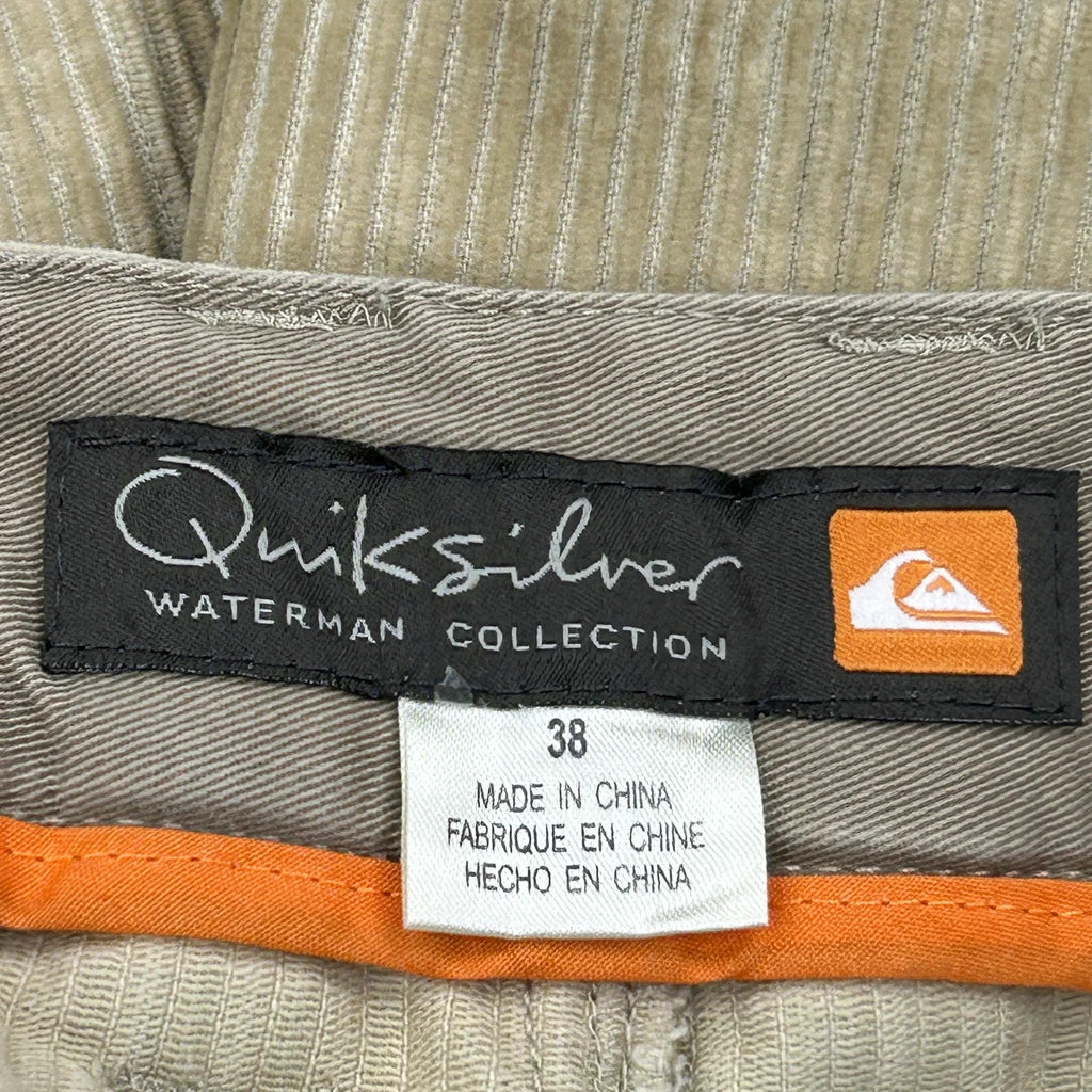 Quiksilver Cord Trousers - 38″ Waist Beige Corduroy - Image 6