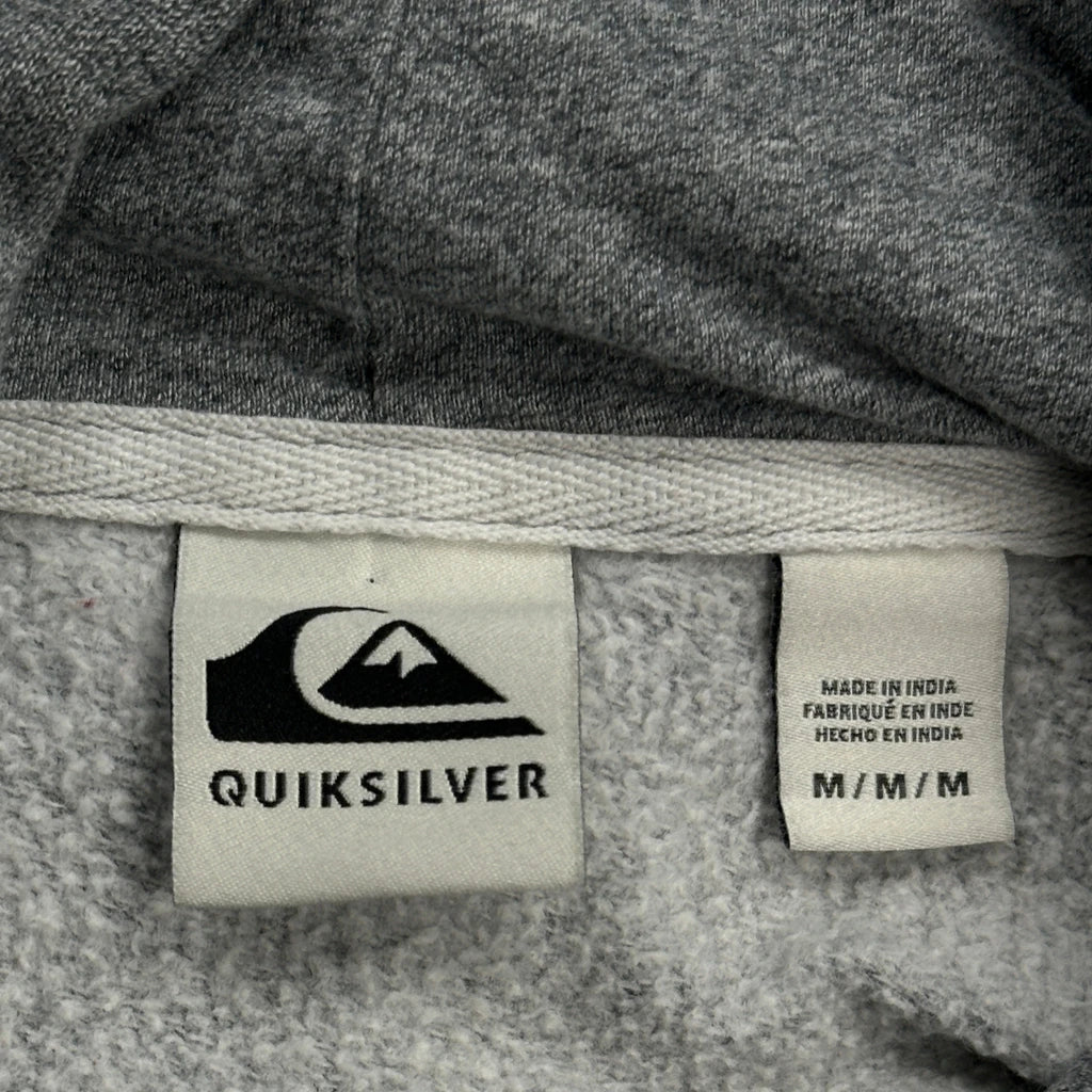 Quiksilver Hoodie - Medium Grey Cotton - Image 3