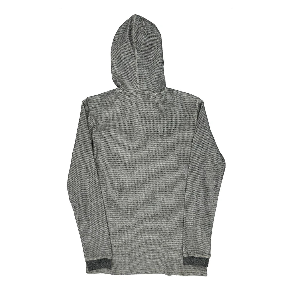 Quiksilver Hoodie - Small Grey Cotton - Image 2