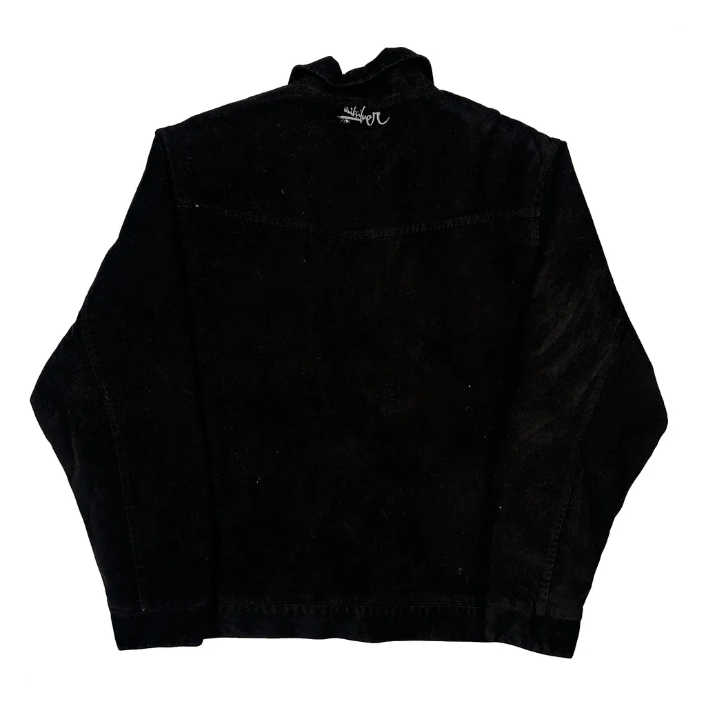 Quiksilver Jacket - Large Black Cotton - Image 2