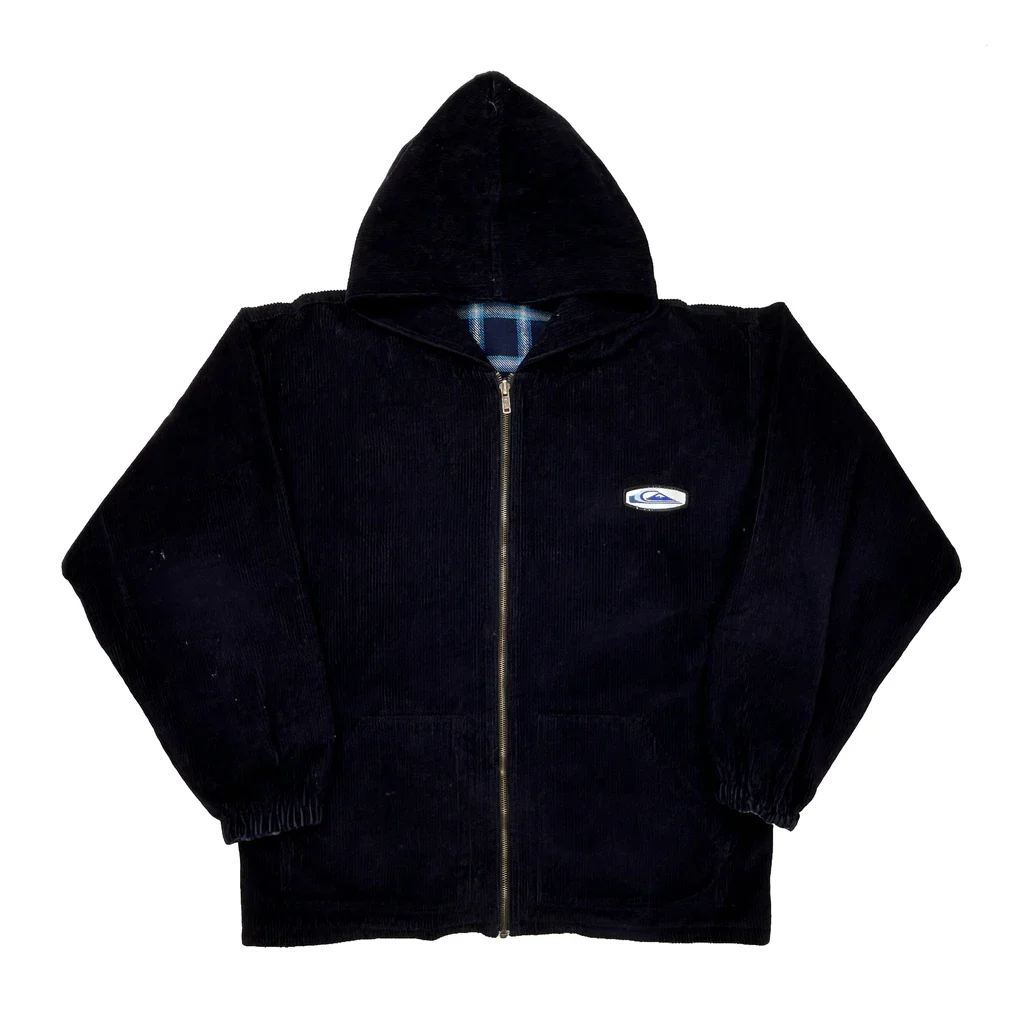 Quiksilver Jacket - XL Black Cotton