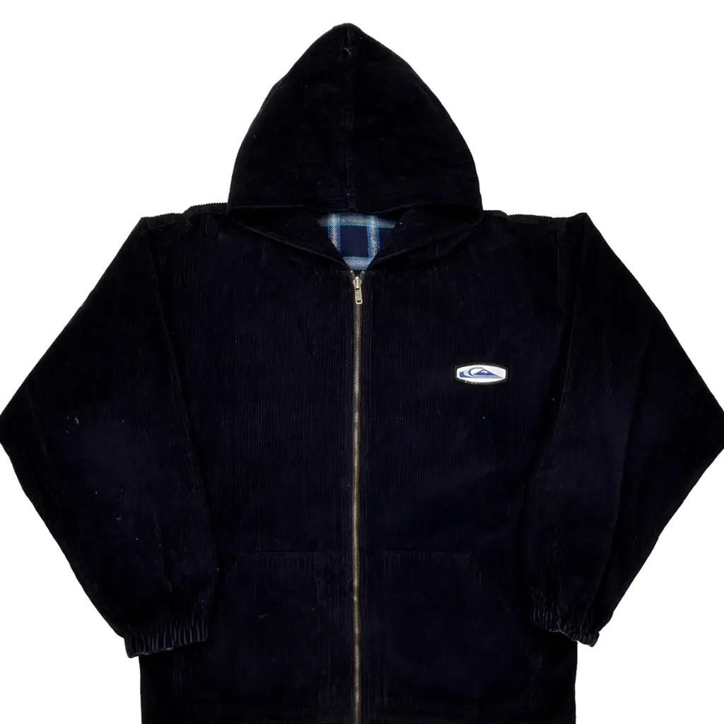 Quiksilver Jacket - XL Black Cotton - Image 4