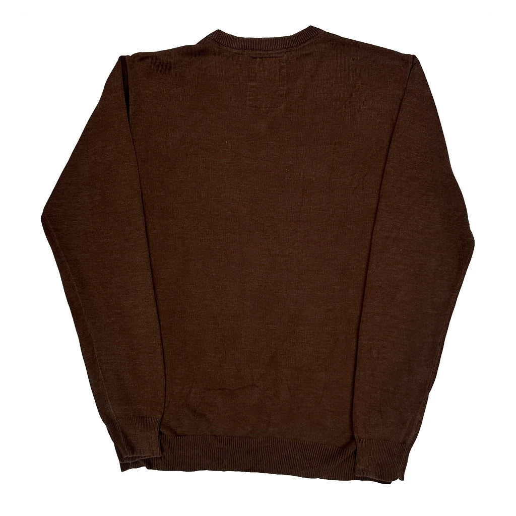 Quiksilver Jumper - Medium Brown Cotton - Image 2
