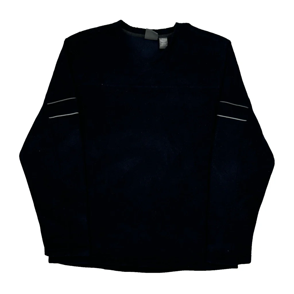 Quiksilver Long Sleeve T-Shirt - Medium Black Polyester