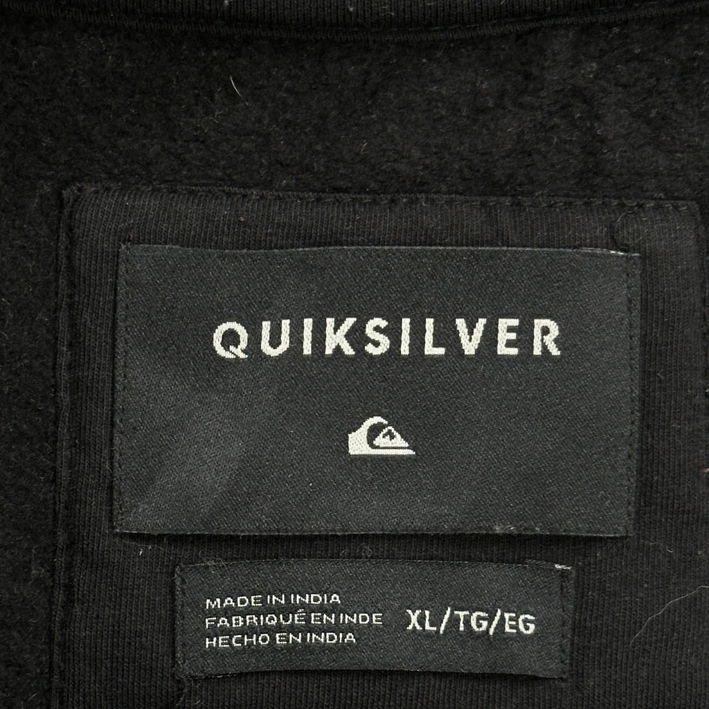 Quiksilver Graphic Long Sleeve T-Shirt - XL Black Cotton - Image 3