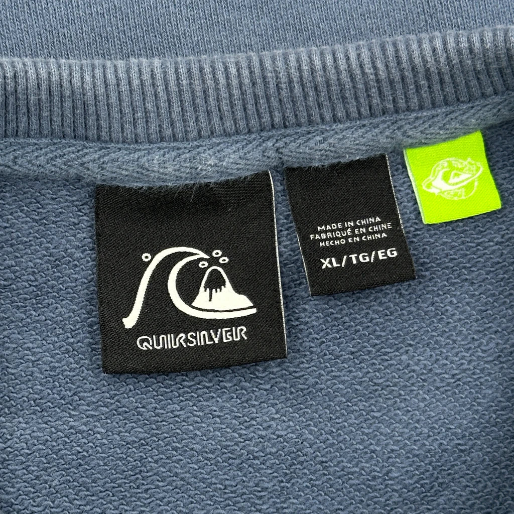 Quiksilver Long Sleeve T-Shirt - XL Blue Cotton - Image 3