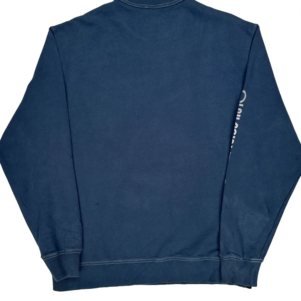 Quiksilver Long Sleeve T-Shirt - XL Blue Cotton - Image 7