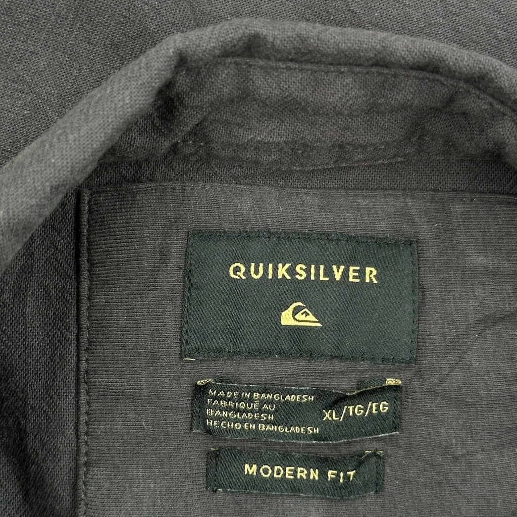 Quiksilver Shirt - XL Black Cotton - Image 3