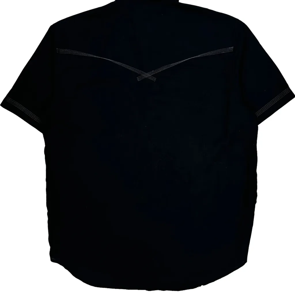 Quiksilver Short Sleeve Shirt - Large Black Cotton - Image 7