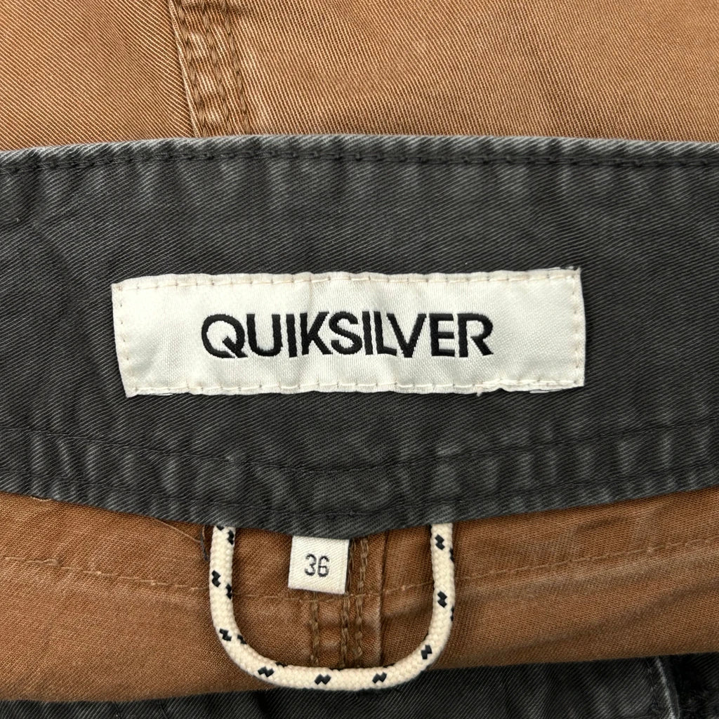 Quiksilver Board Shorts - 38W 9L Brown Cotton - Image 6