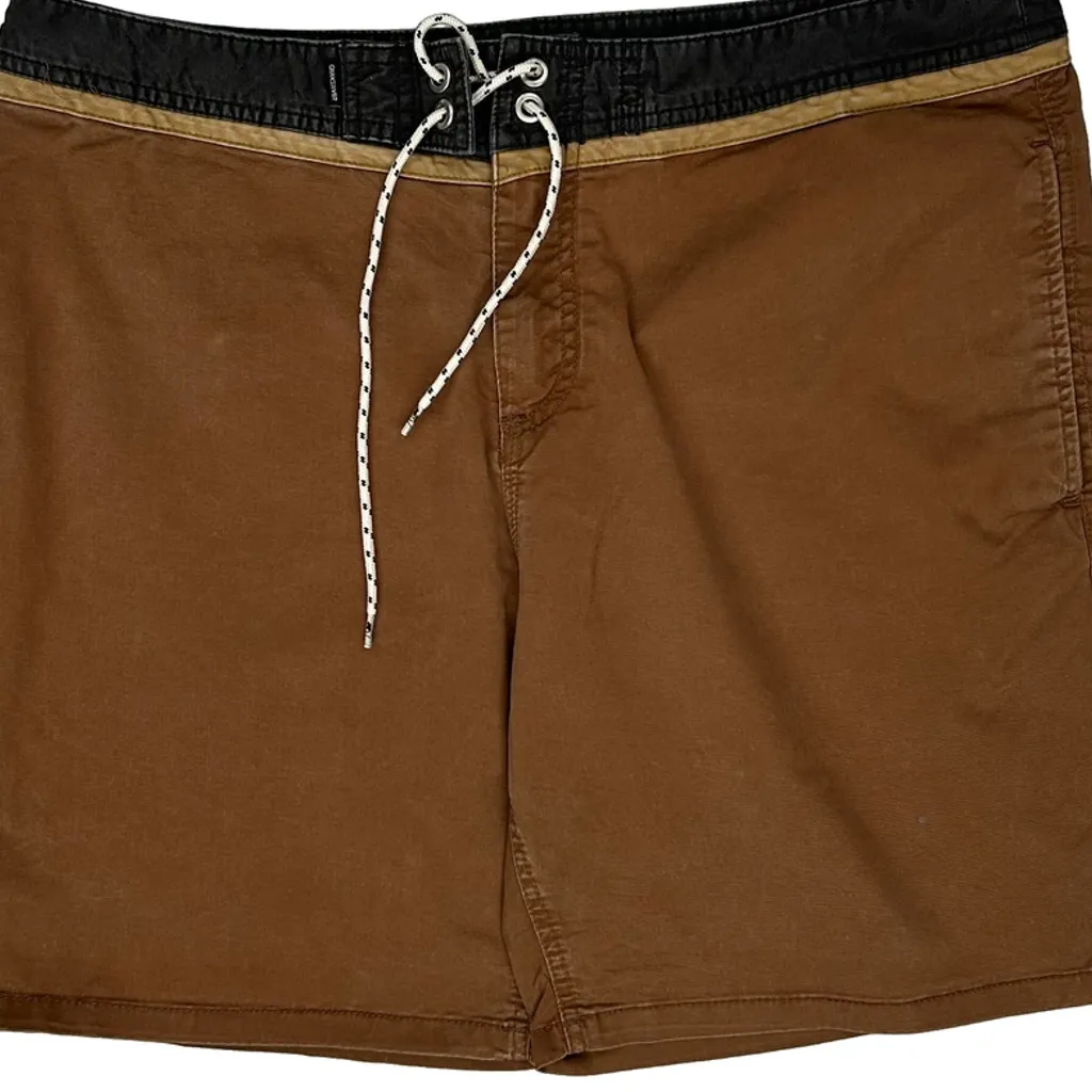 Quiksilver Board Shorts - 38W 9L Brown Cotton - Image 9