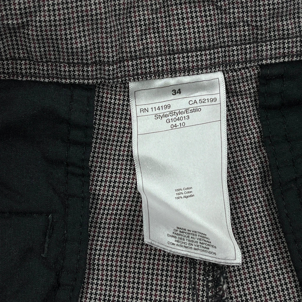 Quiksilver Checked Shorts - 32W 10L Grey Cotton - Image 6