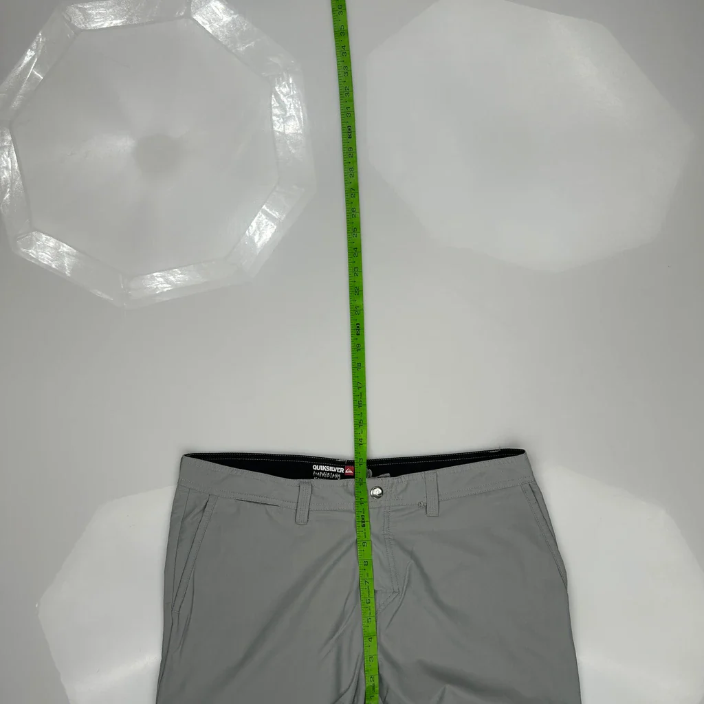 Quiksilver Shorts - 36W 10L Grey Polyester - Image 4