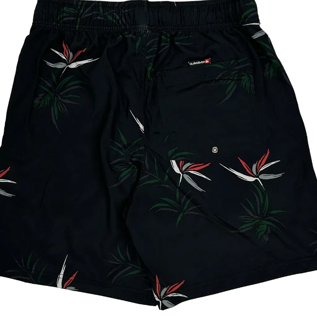 Quiksilver Floral Shorts - Small Multicoloured Polyester - Image 4