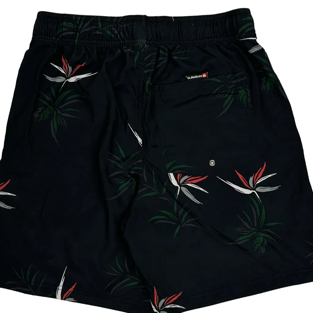 Quiksilver Floral Shorts - Small Multicoloured Polyester - Image 5