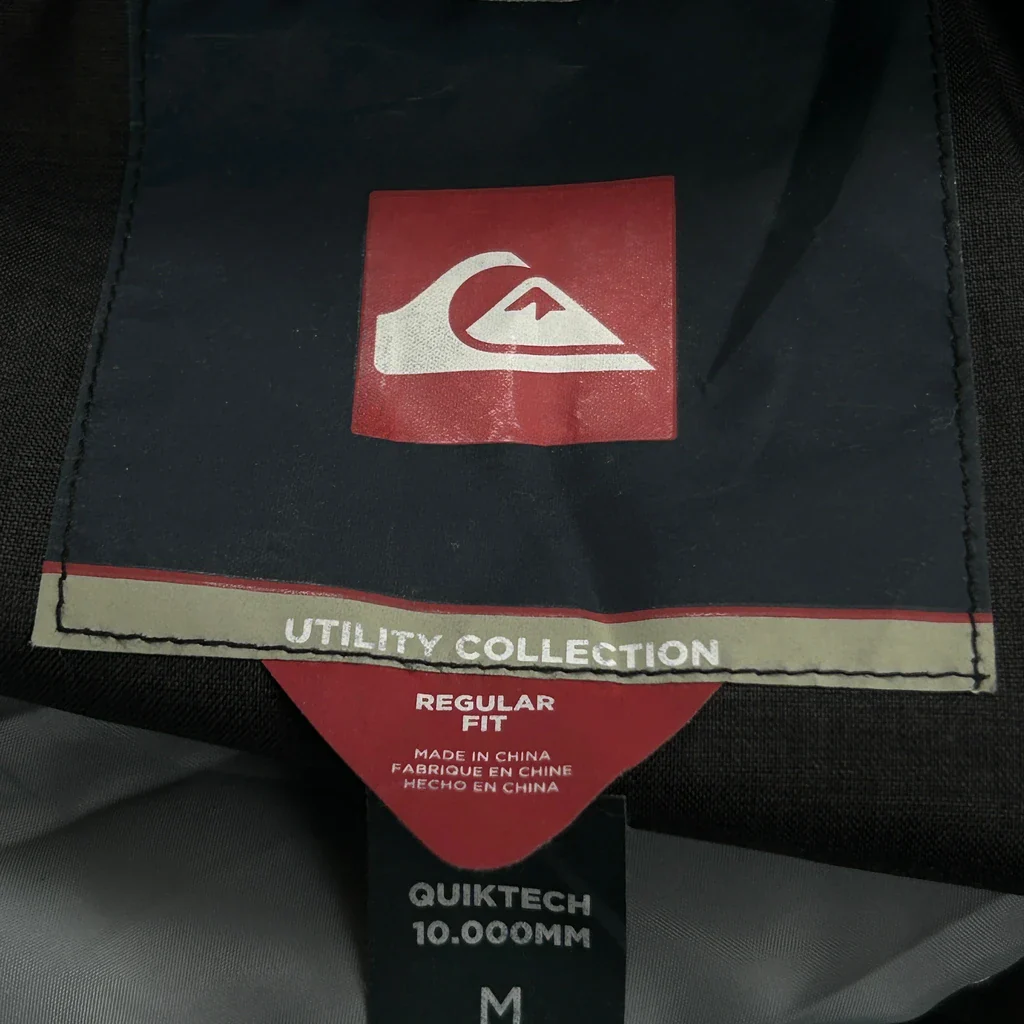 Quiksilver Ski Jacket - Medium Black Polyester - Image 3