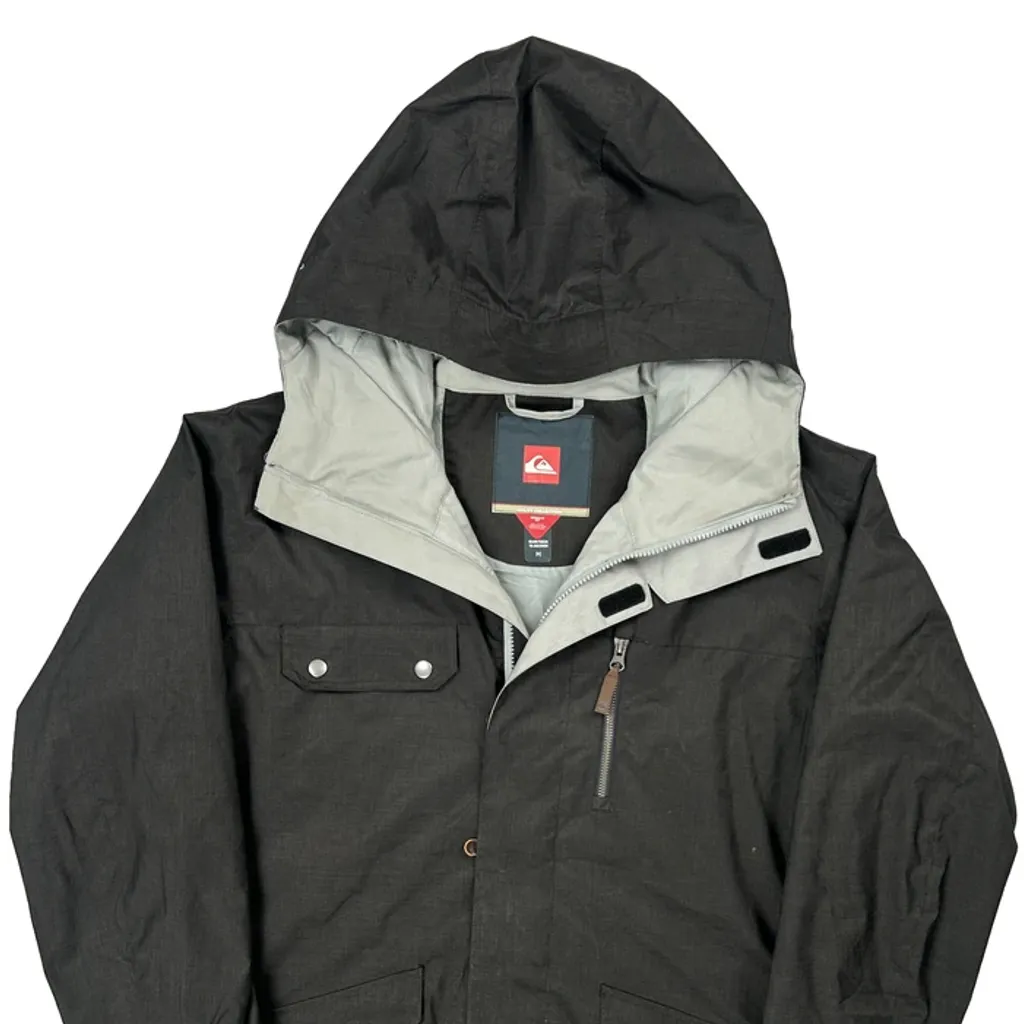 Quiksilver Ski Jacket - Medium Black Polyester - Image 4